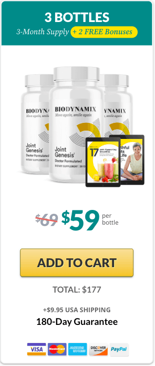 Joint Genesis™ popular pack at $59 ( 3 Bottle)